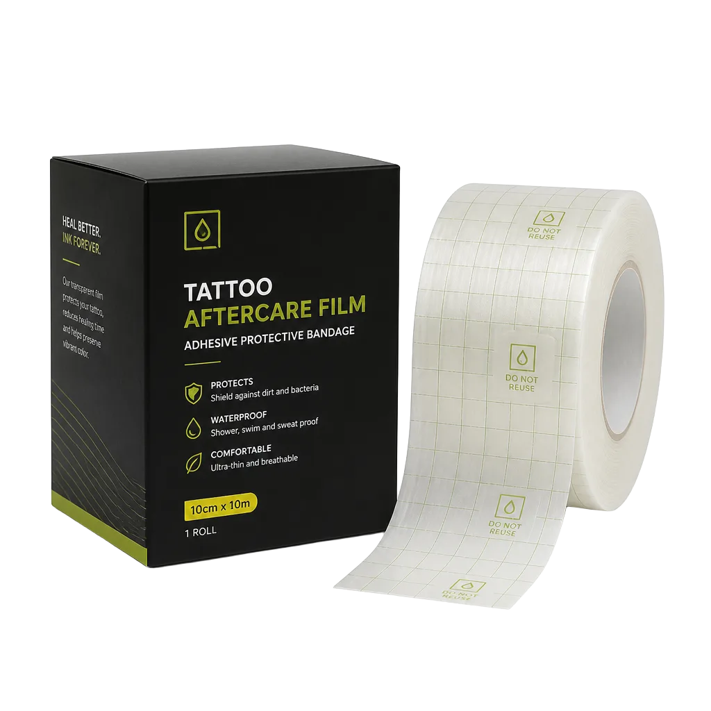 Painfree Tattoo Bandage självhäftande skyddsfilm på rulle